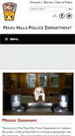 Mobile Screenshot of pennhillspolice.com